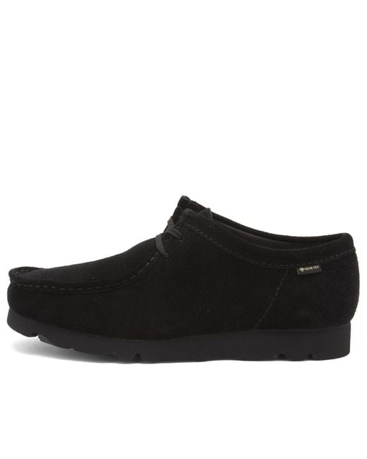 Clarks Wallabee Gtx in Black for Men | Lyst