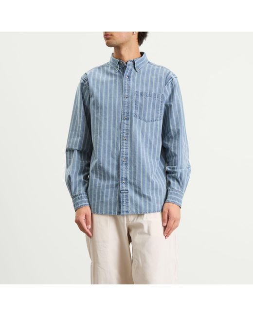 Dubbleware Blue Vintage B.D. Shirt for men