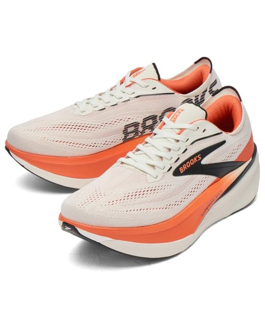 Brooks White Hyperion Max 4 for men