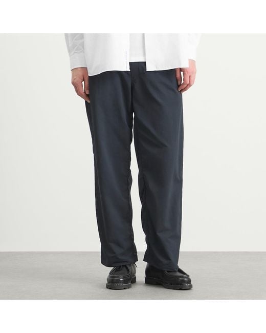 Nanamica Blue Alphadry Club Trousers for men