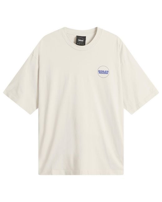 BOILER ROOM White Core Logo T-Shirt for men