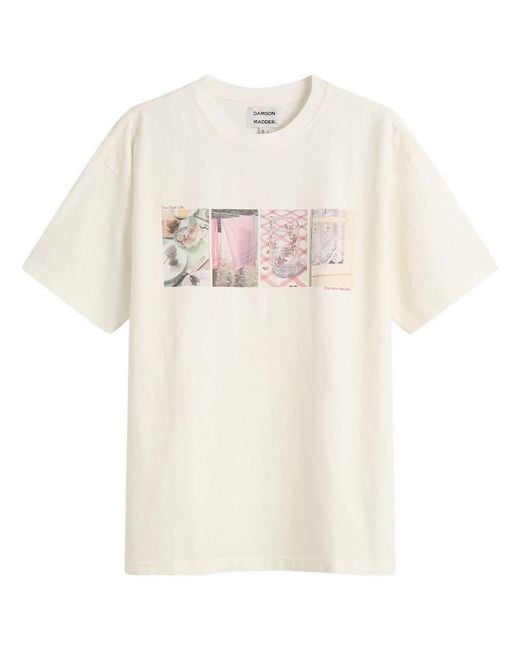 Damson Madder Natural Slow Life Crossword Graphic T-Shirt