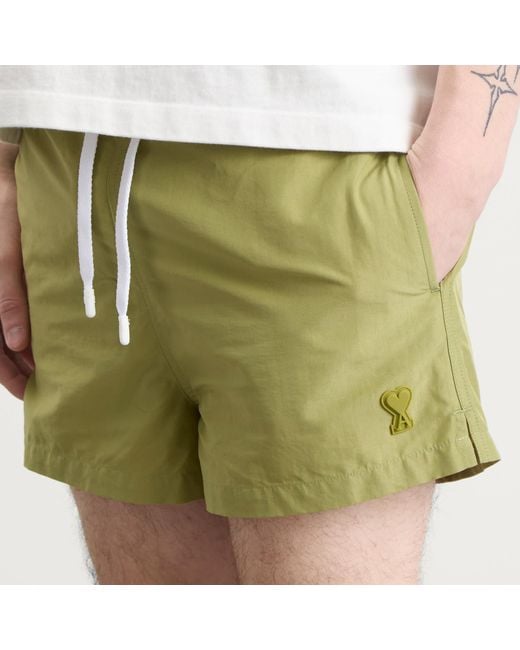 AMI Green Bicolor Swimsuit for men