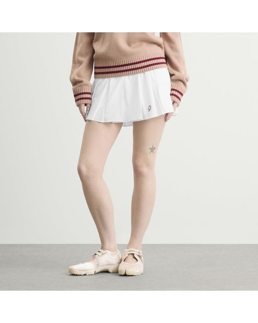 ICECREAM White Soft Serve Pleated Skirt