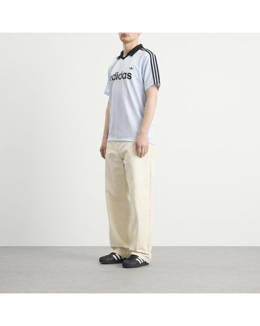 Adidas Blue Spellout Jersey for men