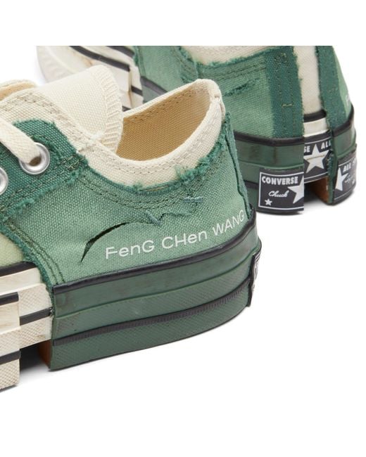 Converse White X Feng Chen Wang Chuck 70 2-In-1 Ox Sneakers