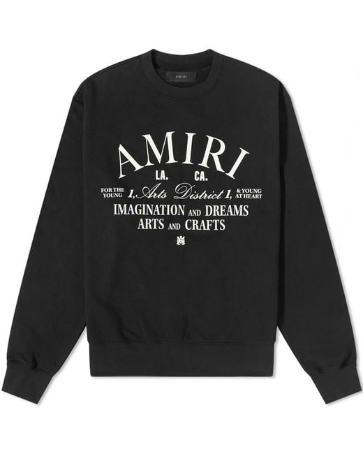 Amiri Arts District Sweater in Black for Men Lyst
