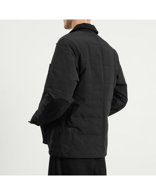 Junya Watanabe Black Oxford Leather Jacket for men