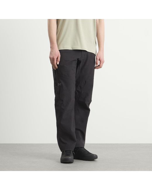 Arc'teryx Gray Cronin Cotton Trousers for men