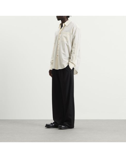 Our Legacy Black Night Drape Twill Leisure Trouser for men
