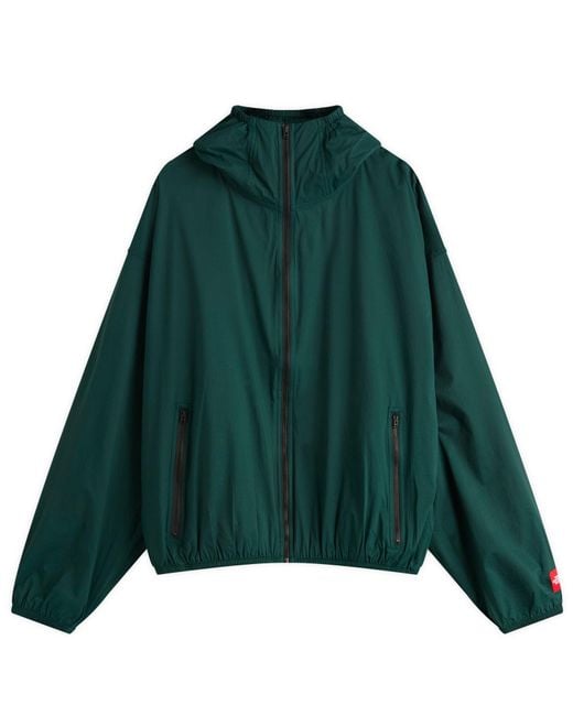 The North Face Green Redbox Packable Hooded Wind Jacket for men