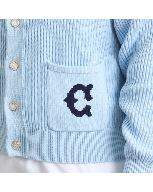 Late Checkout Blue Lc Cardigan for men
