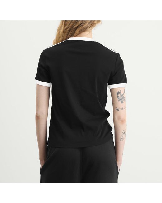 Adidas Black Tulle Branding T-Shirt