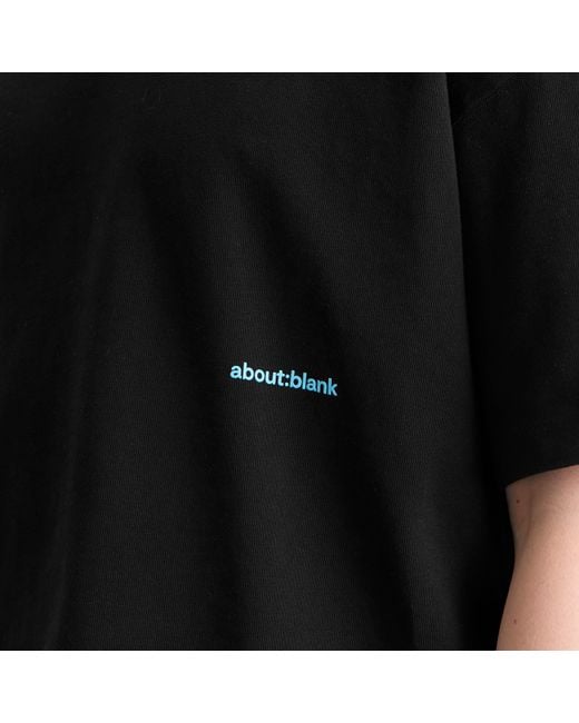About Blank Black Vercetti T-Shirt for men