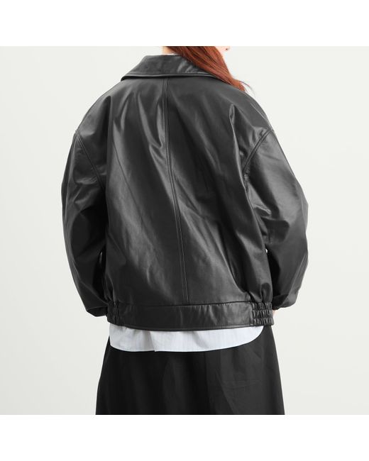 Kijun Black Leather Jacket
