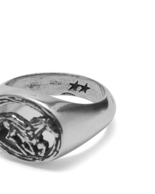 Twojeys Metallic Squared Wild Horse Ring