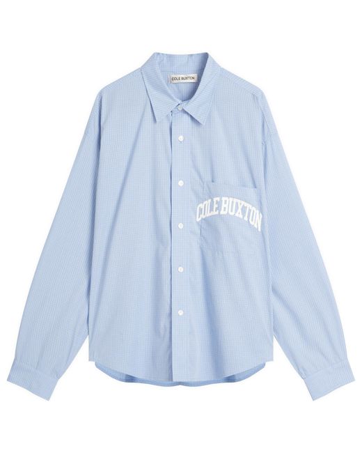Cole Buxton Blue Pyjama Shirt for men