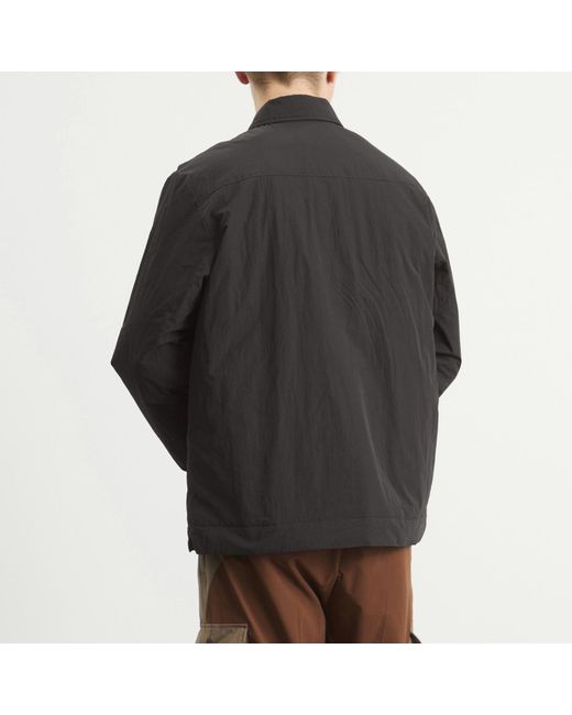 KA_YO_Prototype Black Insulated Overshirt for men