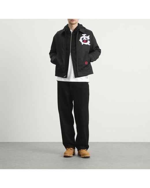 ICECREAM Black Og Work Jacket for men