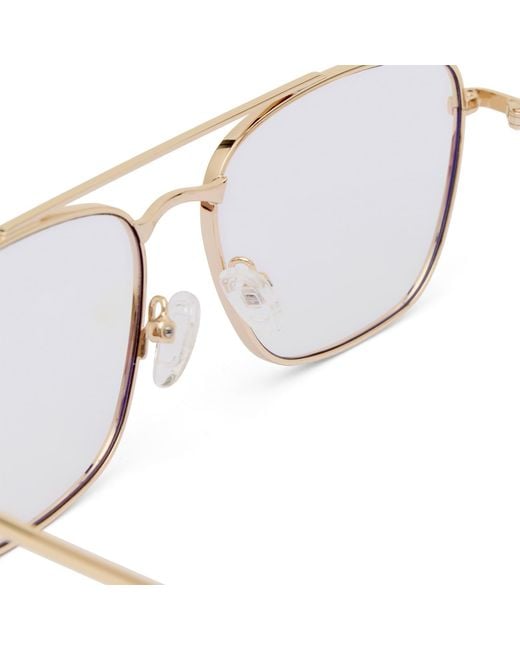 Le Specs White Diametric Light Glasses