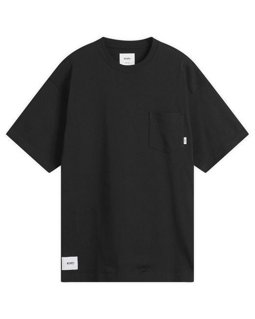 (w)taps Black All Pocket T-Shirt for men