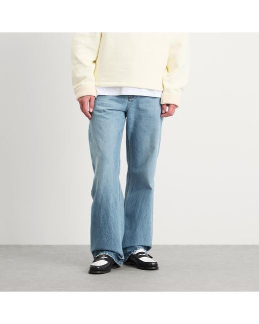 Jacquemus Blue Wash Denim Jeans for men