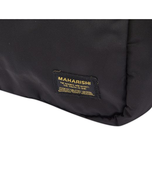 Maharishi Black M.A.L.I.C.E. Cross Body Bag for men