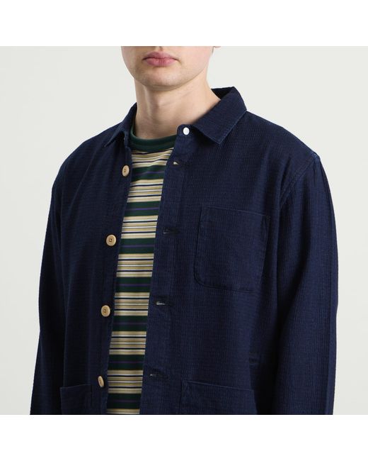 Folk Blue Assembly Jacket for men