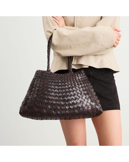 Dragon Diffusion Brown Santa Croce Large Bag