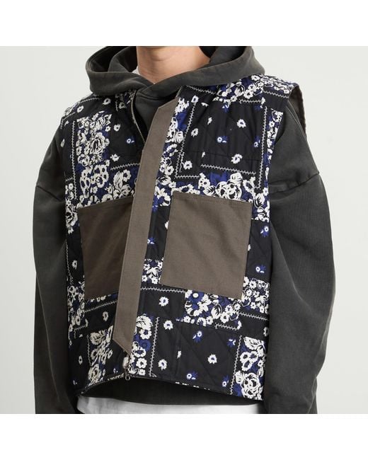 Nomarythm Textile Brown Reversible Work Vest for men