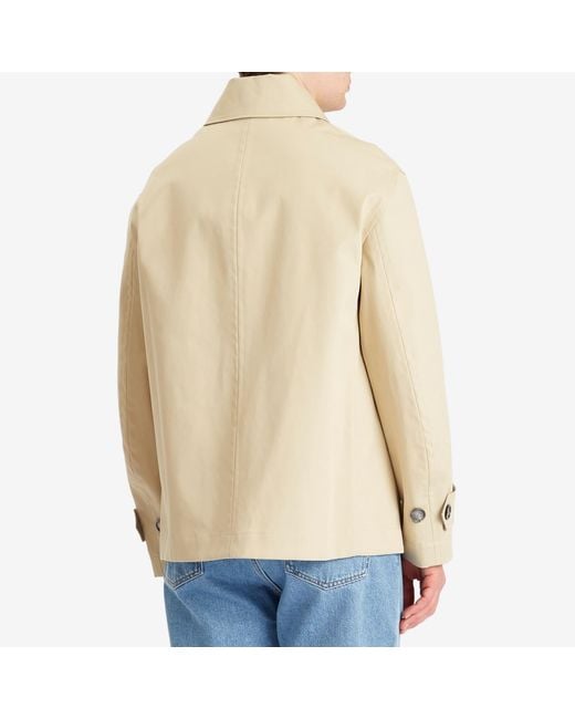 AMI Natural Button Cotton Jacket for men