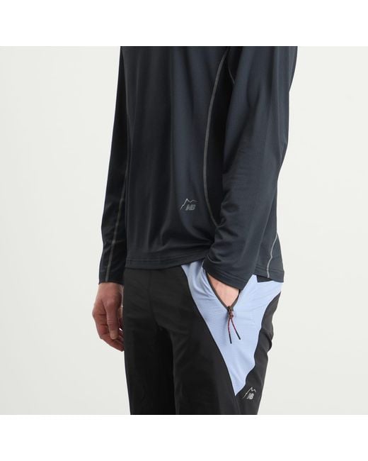 CAYL Black X New Balance Air Long Sleeve T-Shirt for men