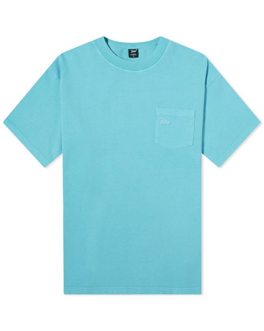 PATTA Blue Washed Pocket T-Shirt for men