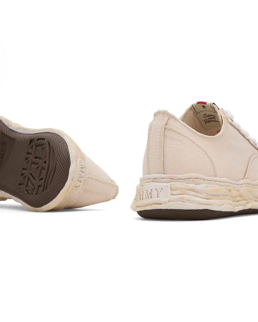 Maison Mihara Yasuhiro White Peterson 23 Embroidery Vintage Low for men