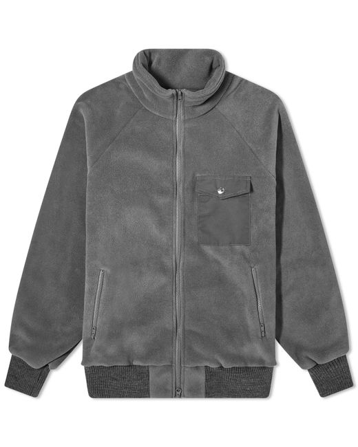 Battenwear Gray Warm Up Fleece Jacket for men