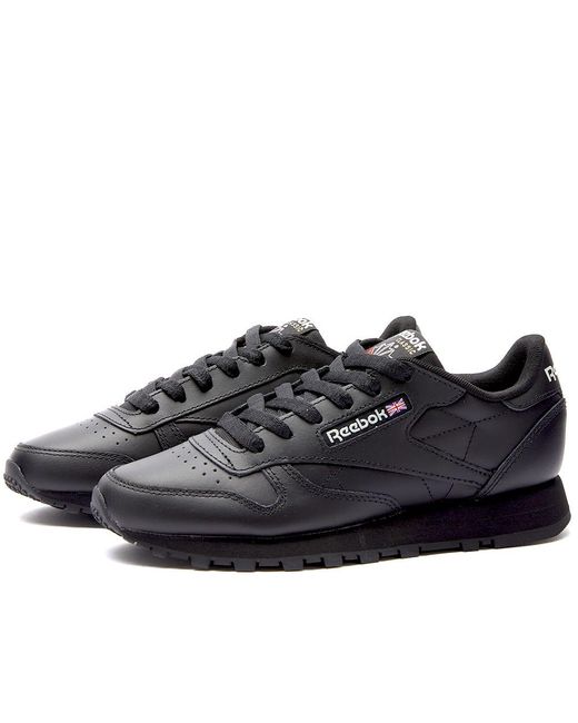 Reebok Classic Leather Sneakers in Black for Men | Lyst