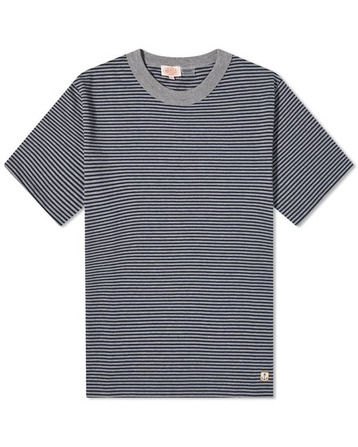 Armor Lux Fine Stripe T-shirt in Blue for Men | Lyst
