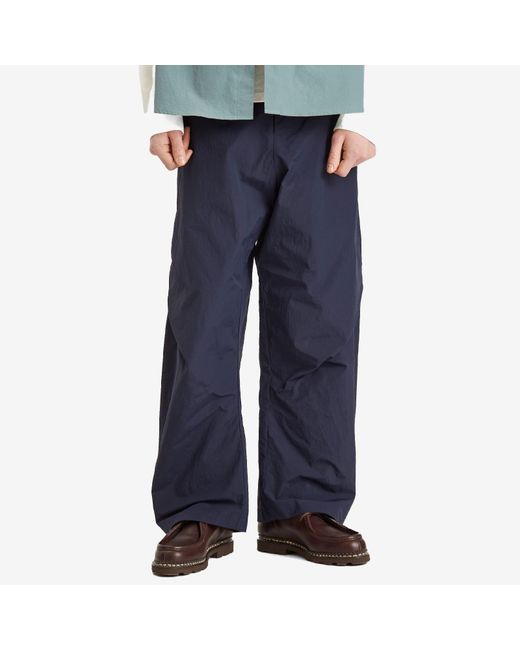 SAGE NATION Blue Helix Nylon Trousers for men
