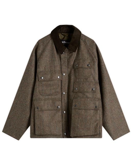 Barbour Green Heritage + Editor Wool Jacket for men