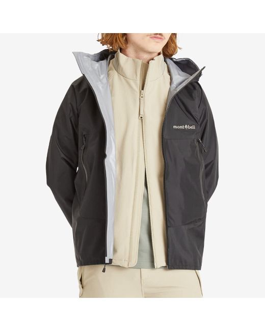 Montbell Black Rain Dancer Jacket for men