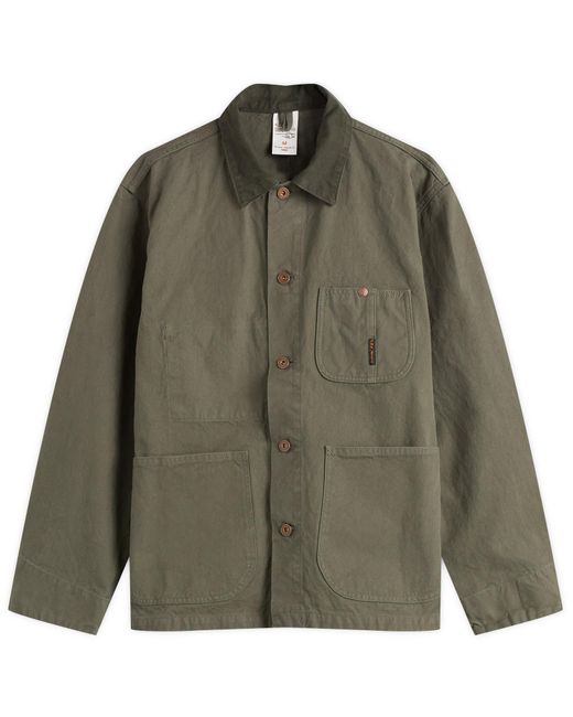 Nudie Jeans Green Howie Chore Jacket for men