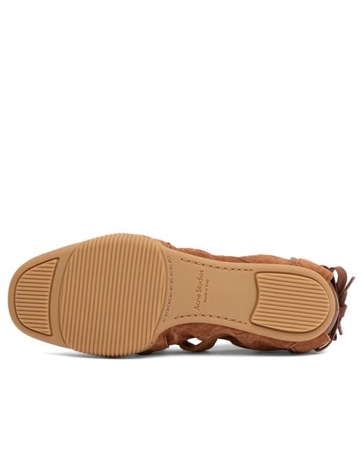 Acne Brown Bilaria Pigale Sneaker
