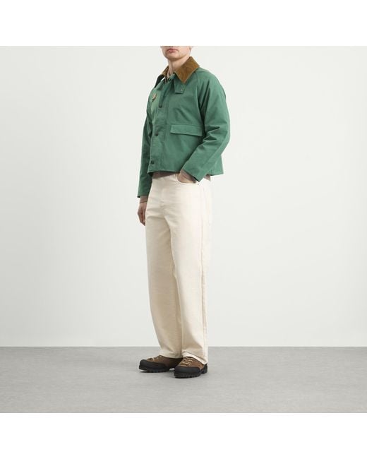 Barbour Green Os Spey Casual Jacket for men
