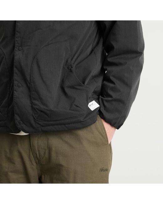 NANGA Black Hinoc Ripstop Inner Down Cardigan for men