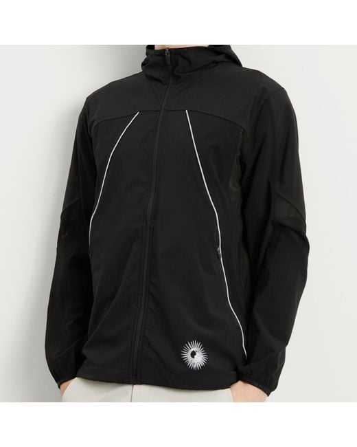 KA_YO_Prototype Black Solaris Running Jacket for men