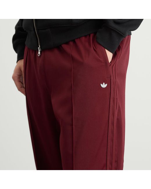 Adidas Red Baggy Track Pant for men