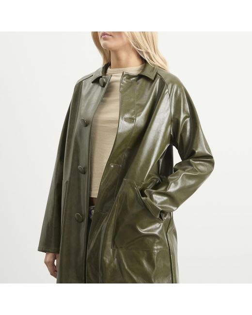 Maison Margiela Green Mm6 Coat