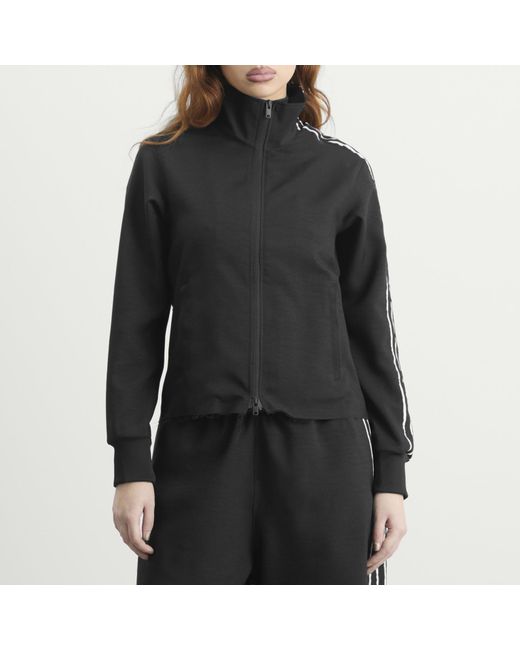 Y-3 Black 3-Stripe Track Jacket