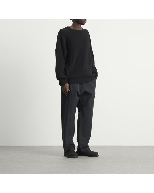 Fear Of God Black Signature Waffle 90S Crew Neck Sweats for men