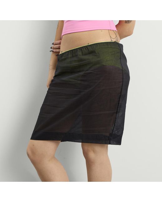Fruity Booty Green Neon Voile Skirt